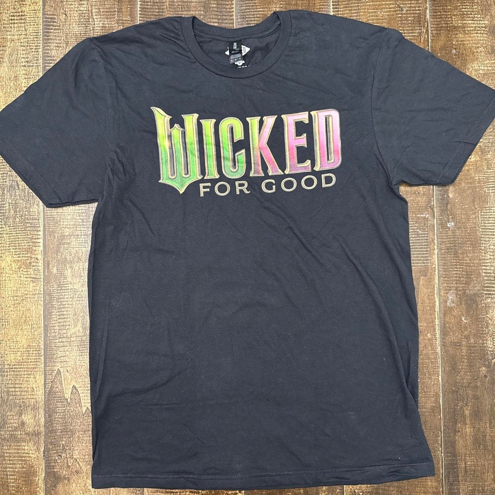 Wicked Universal Wicked For Good Black Graphic T-Shirt